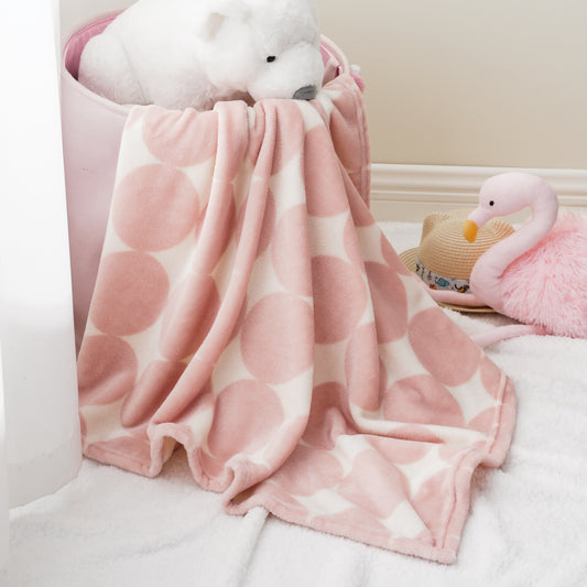 Baby Blanket-PinkCircle