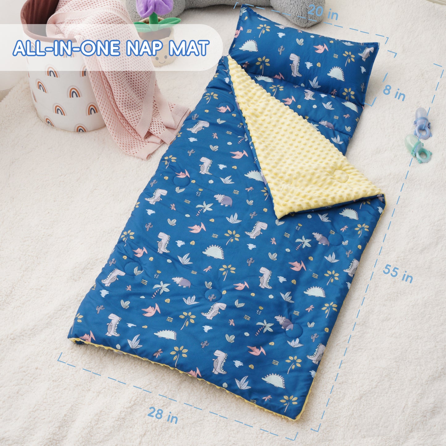 Toddler Nap Mat-Dino