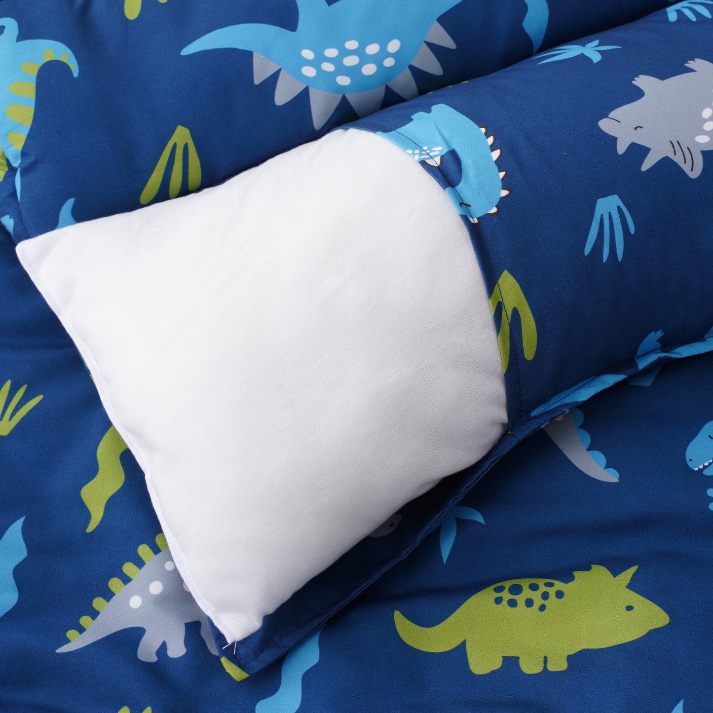 Toddler Nap Mat-Dinosaur Deep Blue