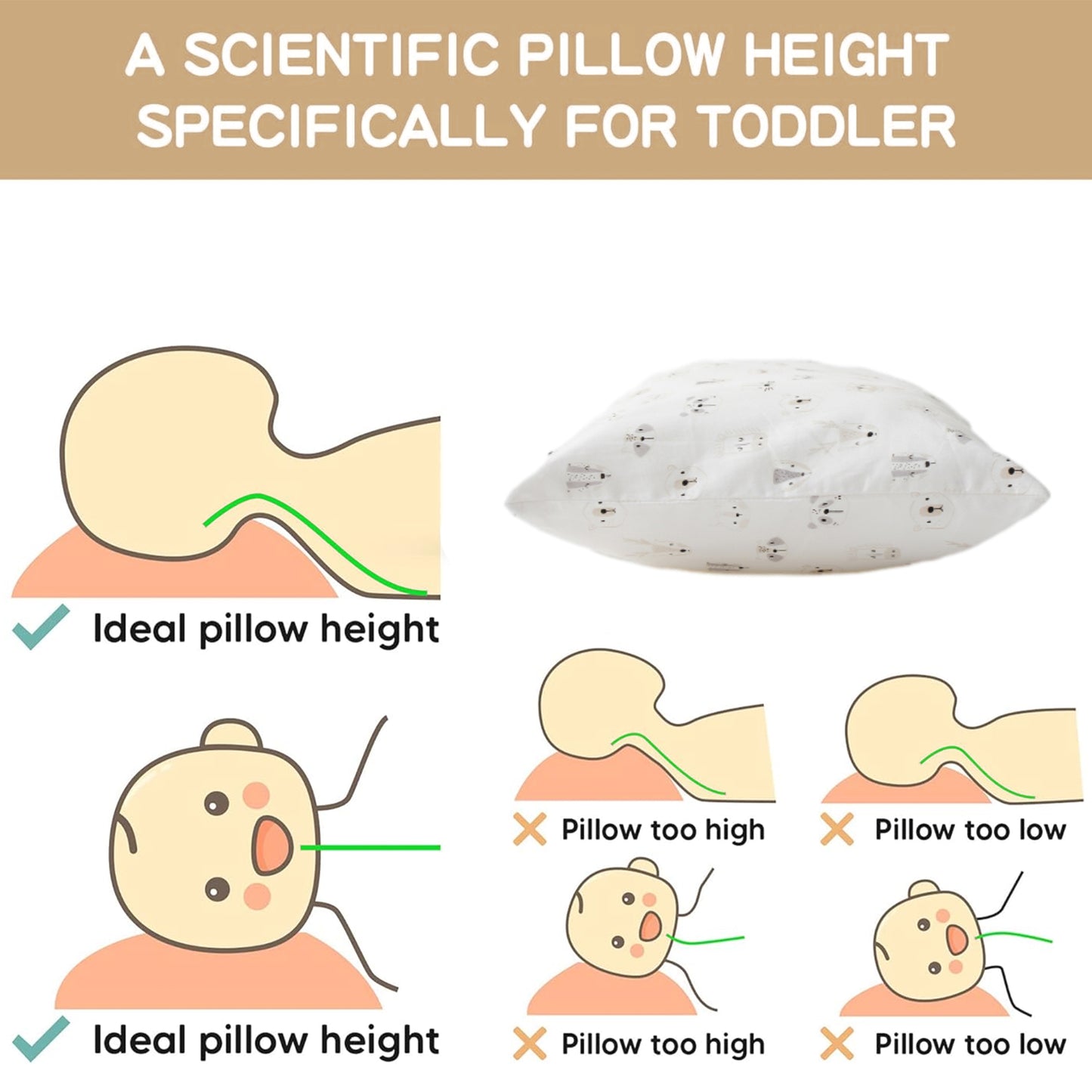 Toddler Pillows-Animals