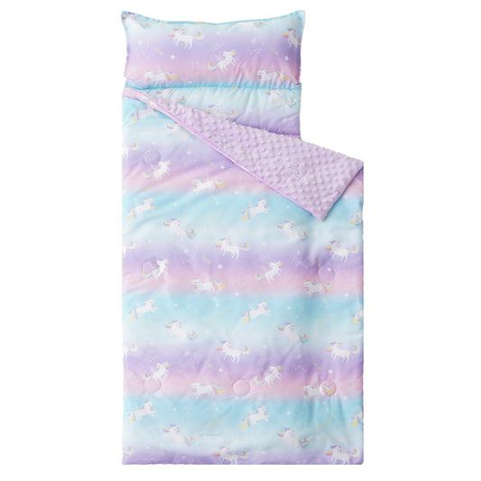 Cozy Kids Nap Mat-Colorful Unicorn