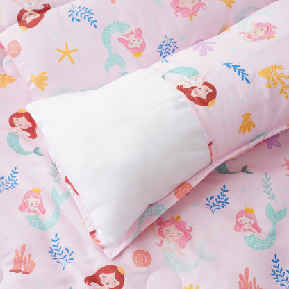 Toddler Nap Mat-Pink Mermaid
