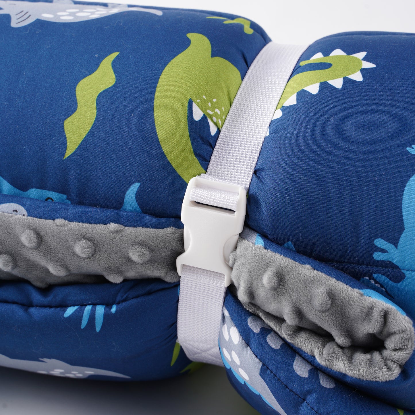 Toddler Nap Mat-Dinosaur Deep Blue