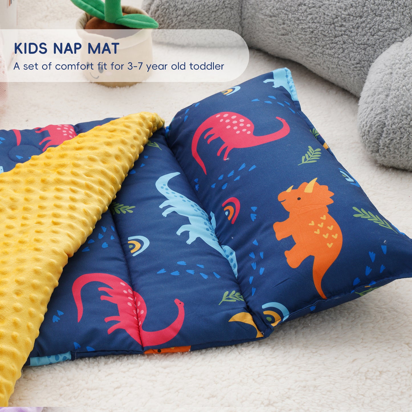 Toddler Nap Mat-Navy