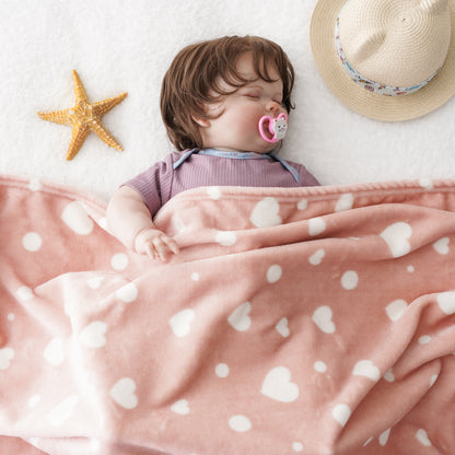 Kids Blanket-PinkHeart