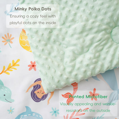 Toddler Nap Mat-Whale White