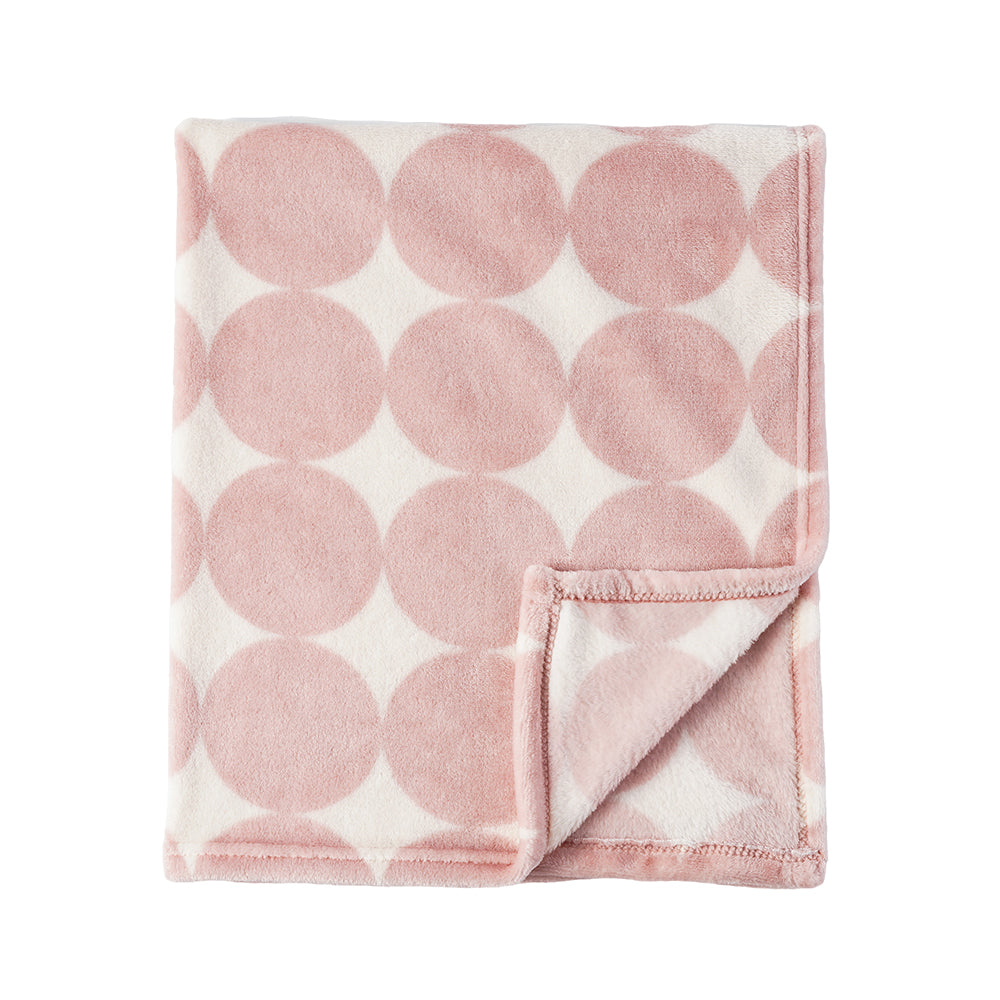 Kids Blanket-PinkCircle