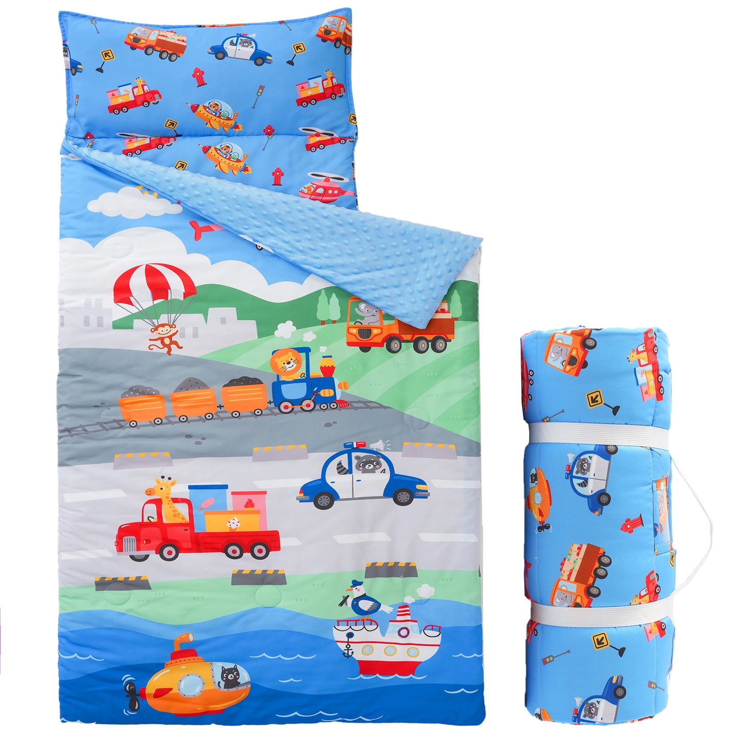 Toddler Nap Mat with Pillow