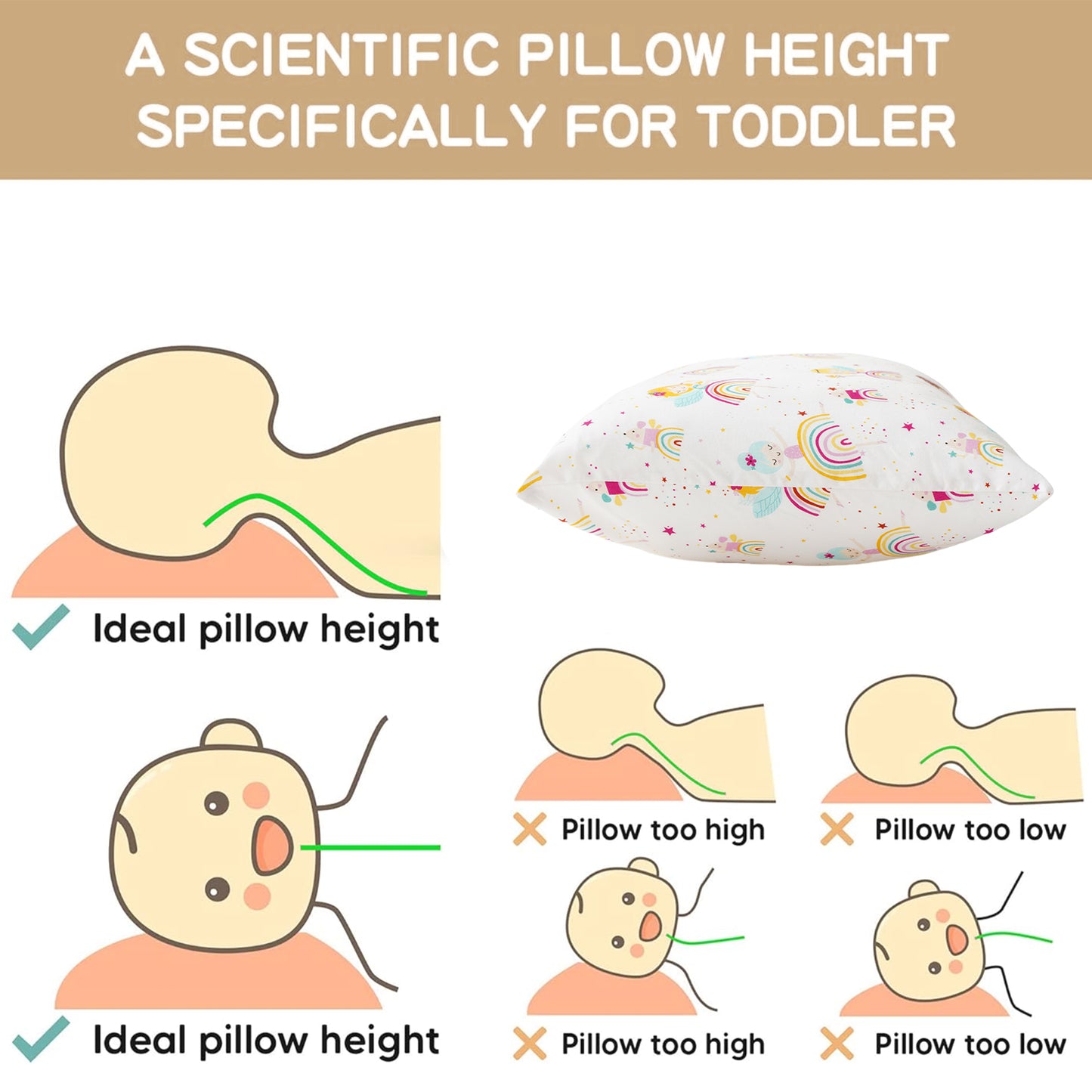 Toddler Pillows-Girls