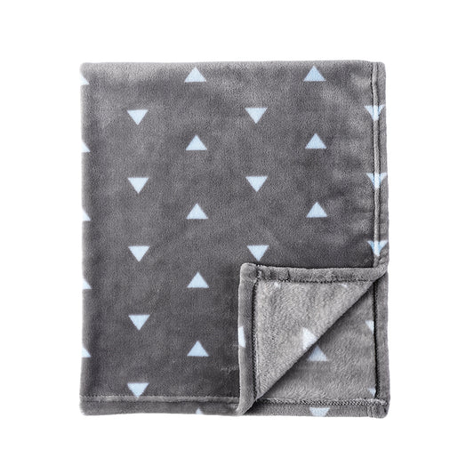 Kids Blanket-GreyTriangle