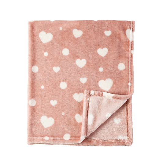 Kids Blanket-PinkHeart