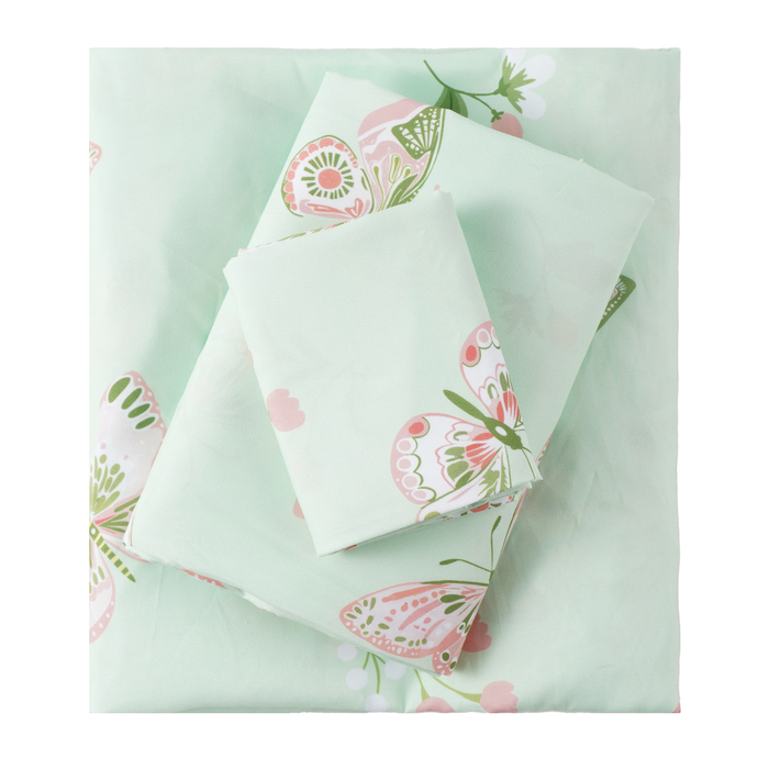 Kids Sheets Set-GreenButterfly