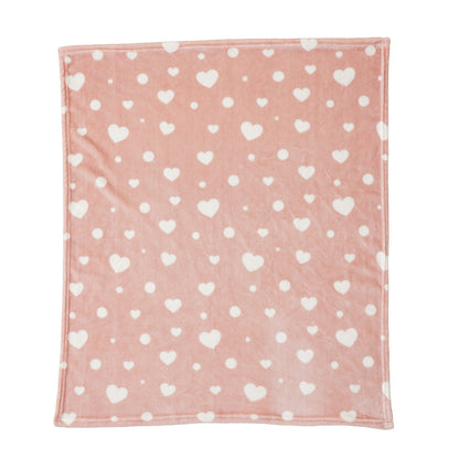 Kids Blanket-PinkHeart
