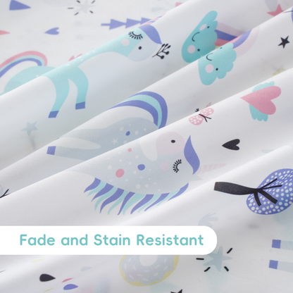 Kids Sheets Set-UnicornWhite