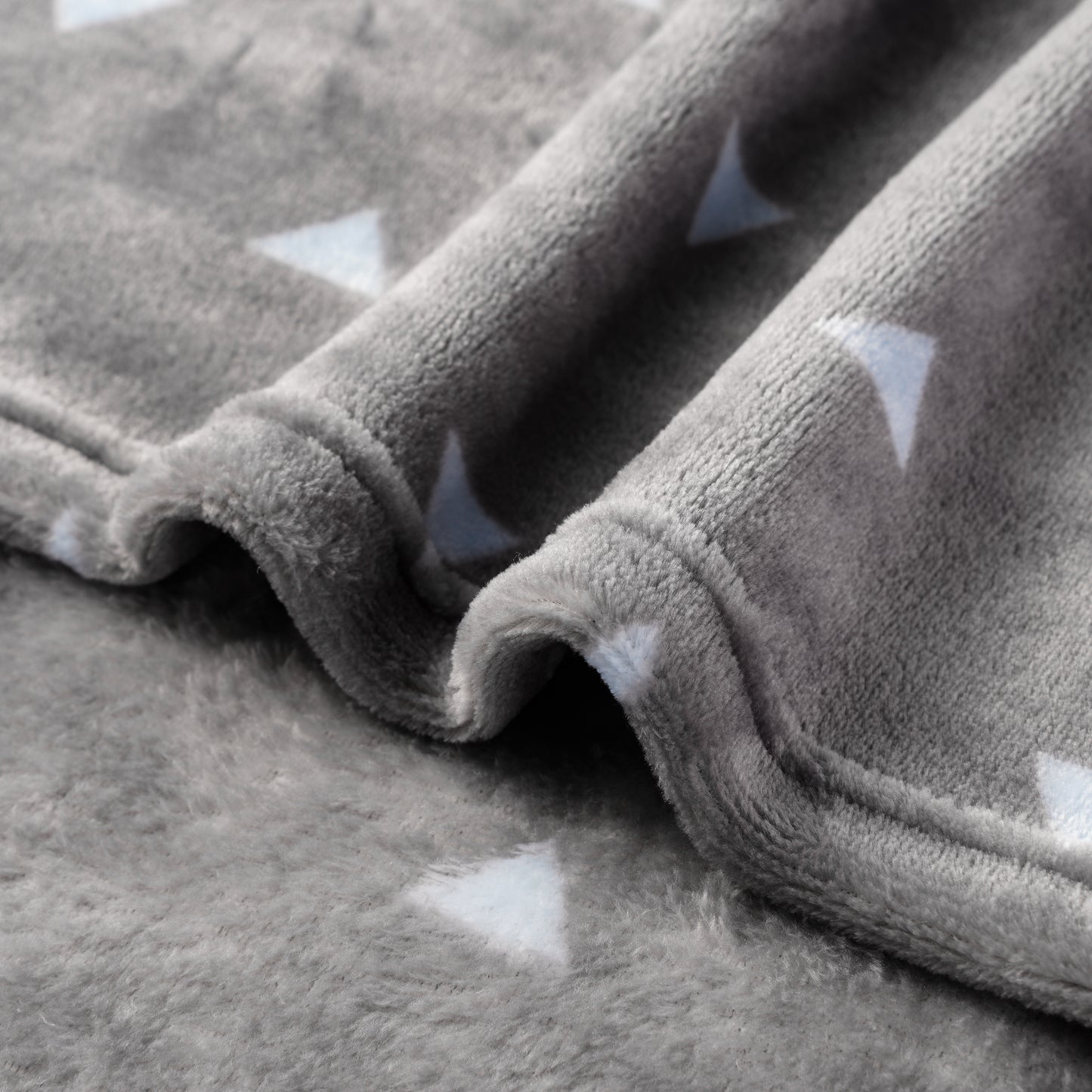 Kids Blanket-GreyTriangle