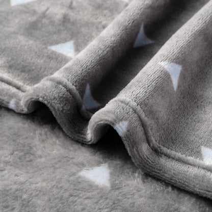 Kids Blanket-GreyTriangle