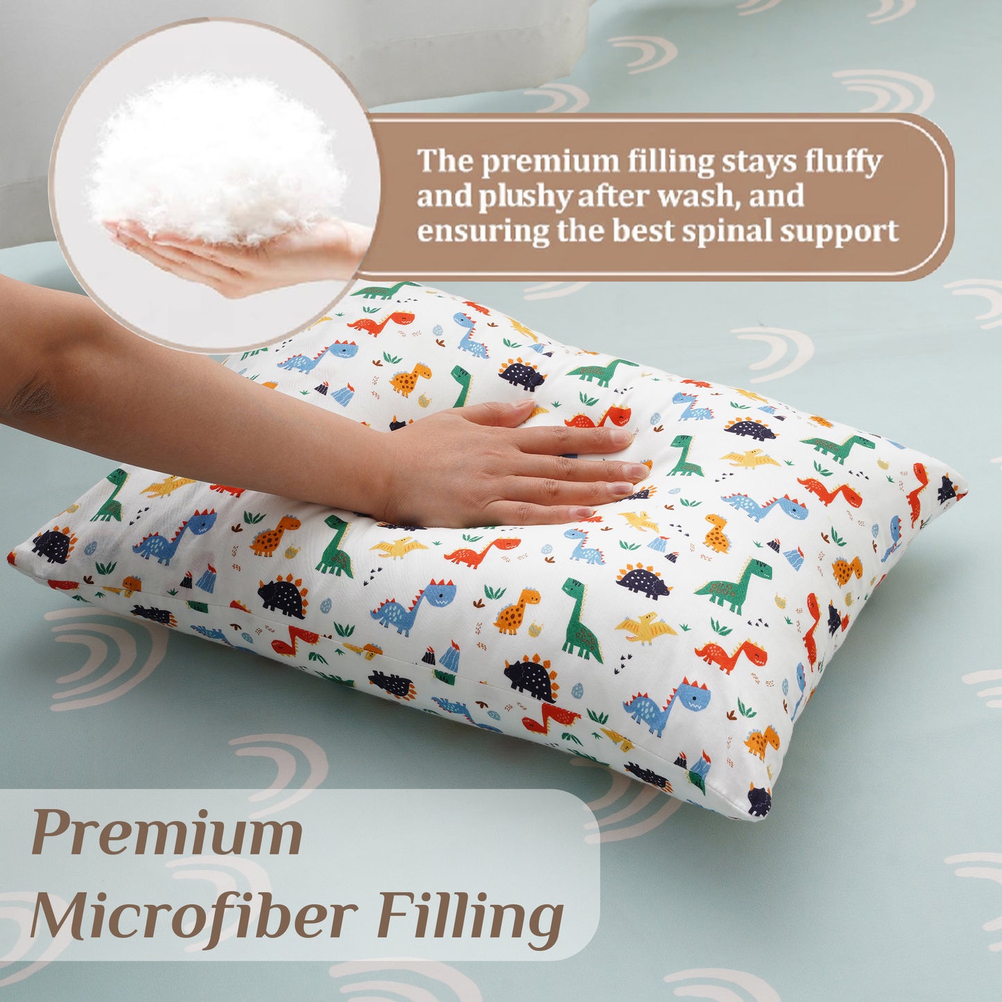 Toddler Pillows-Dinosaur