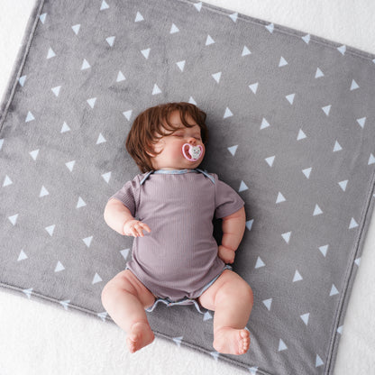 Kids Blanket-GreyTriangle
