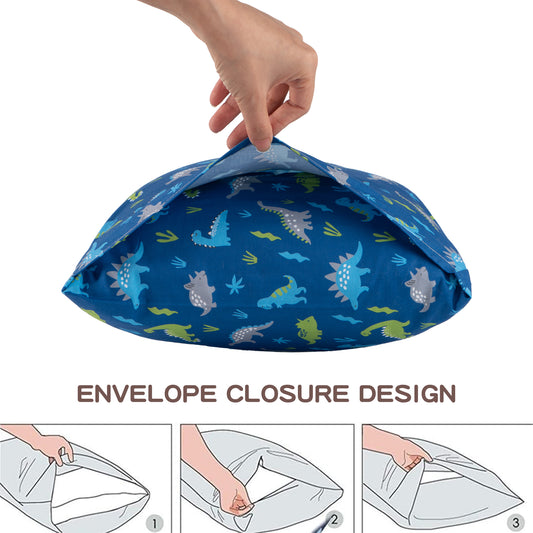 Toddler Pillows-BlueDinosaur