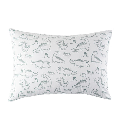 Toddler Pillows-WhiteDinosaur