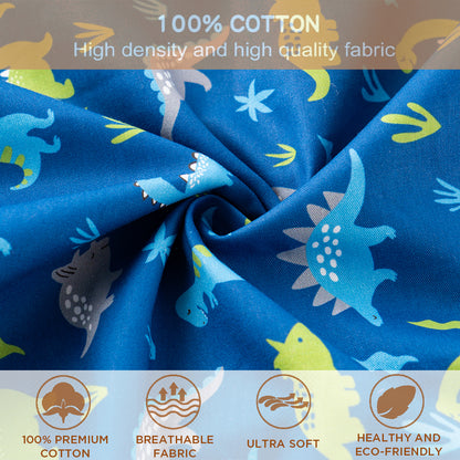 Toddler Pillows-BlueDinosaur