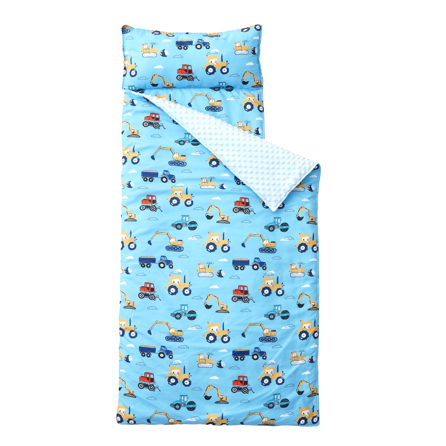 Cozy Kids Nap Mat-Construction Vehicle