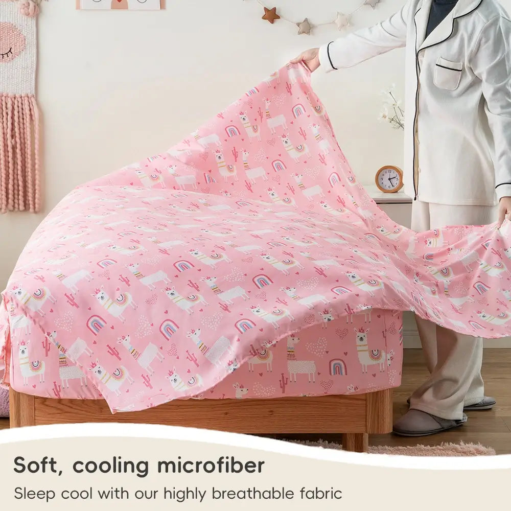 Bunnikins & Clover Unicorn Twin Sheet Set