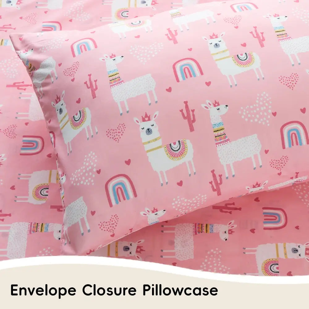 Bunnikins & Clover Unicorn Twin Sheet Set