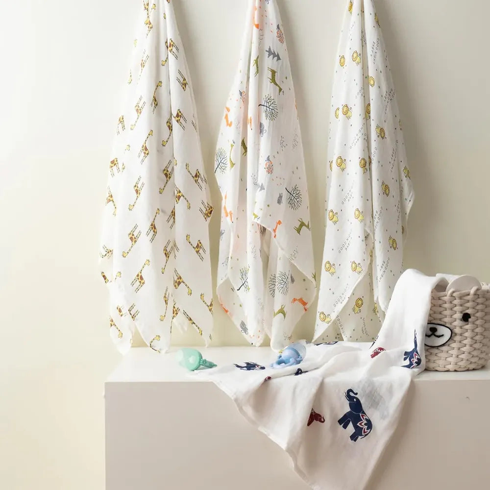 Bunnikins & Clover Muslin Swaddle Set