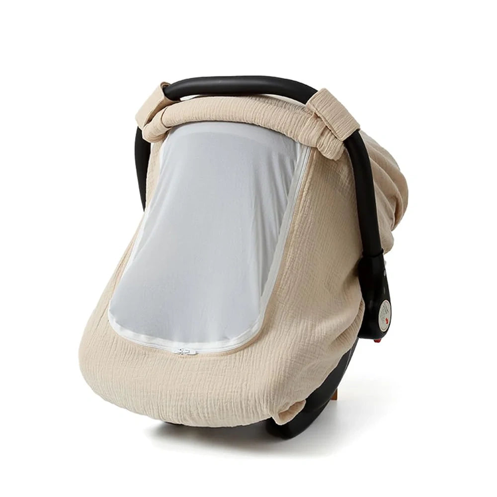 Bunnikins & Clover Baby Car Seat Net Cover