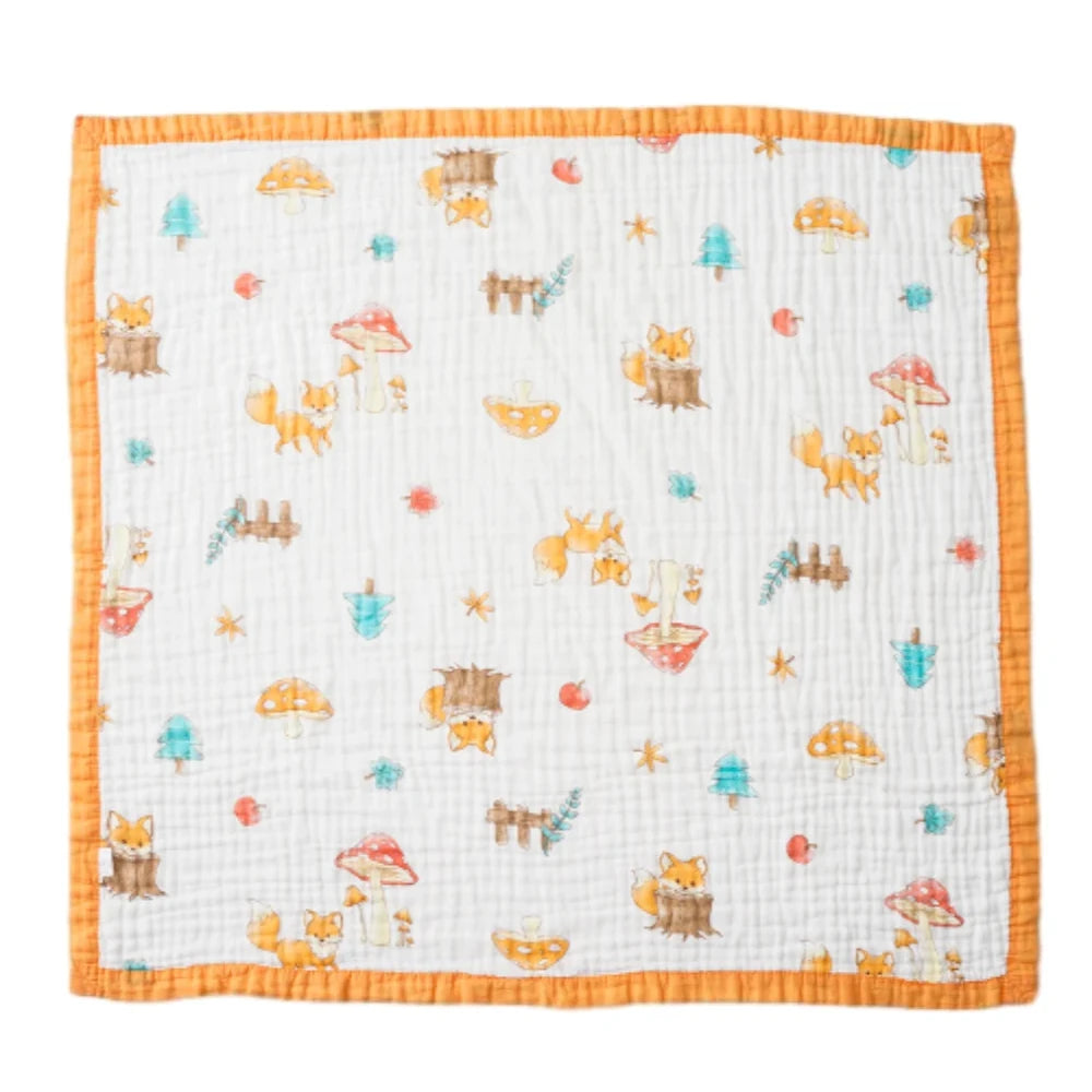 Bunnikins & Clover Muslin Baby Swaddle Blanket