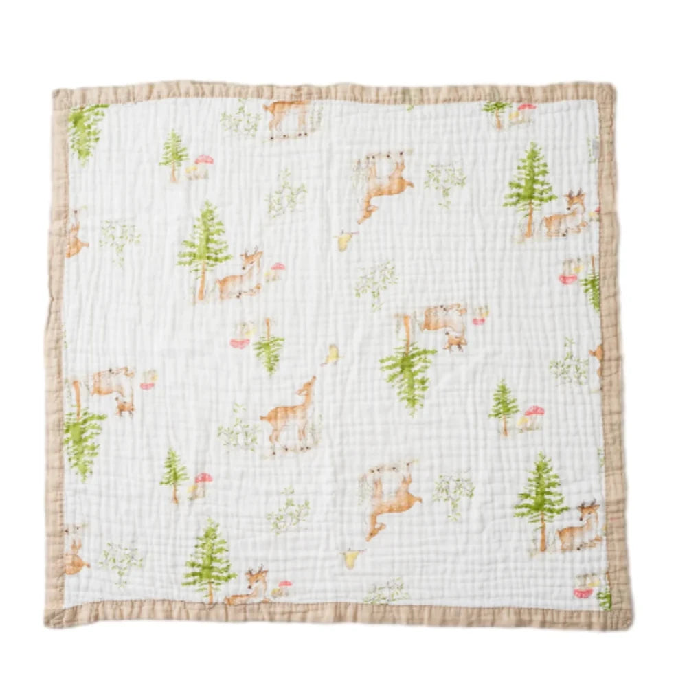 Bunnikins & Clover Muslin Baby Swaddle Blanket