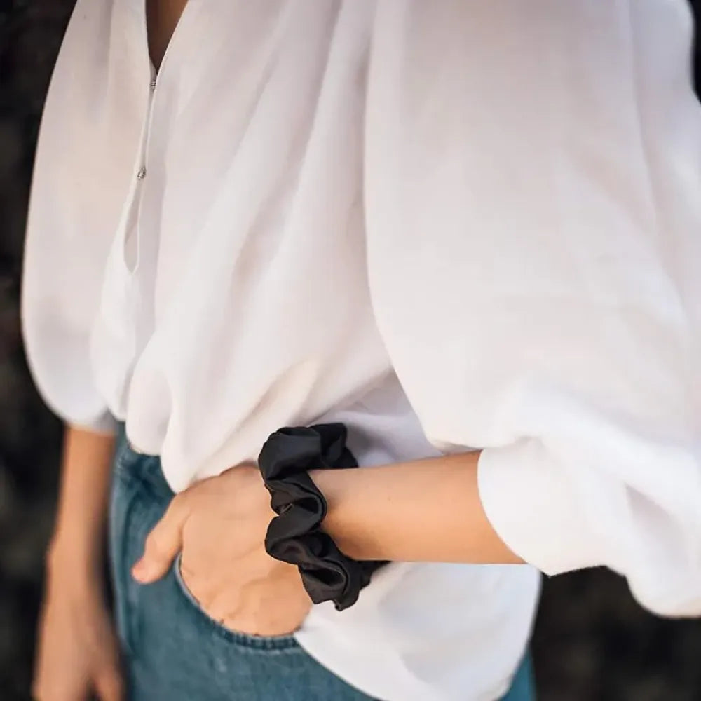 Bunnikins & Clover Silk Hair Scrunchies