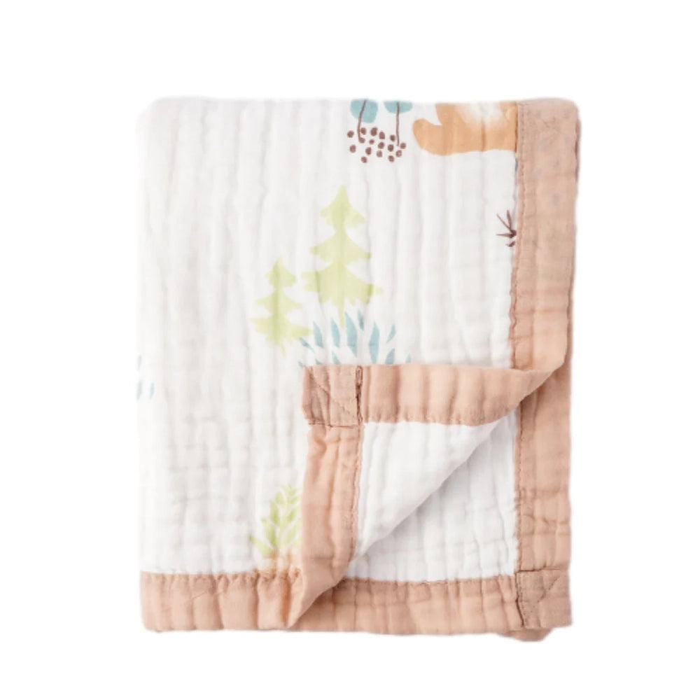 Bunnikins & Clover Muslin Baby Swaddle Blanket
