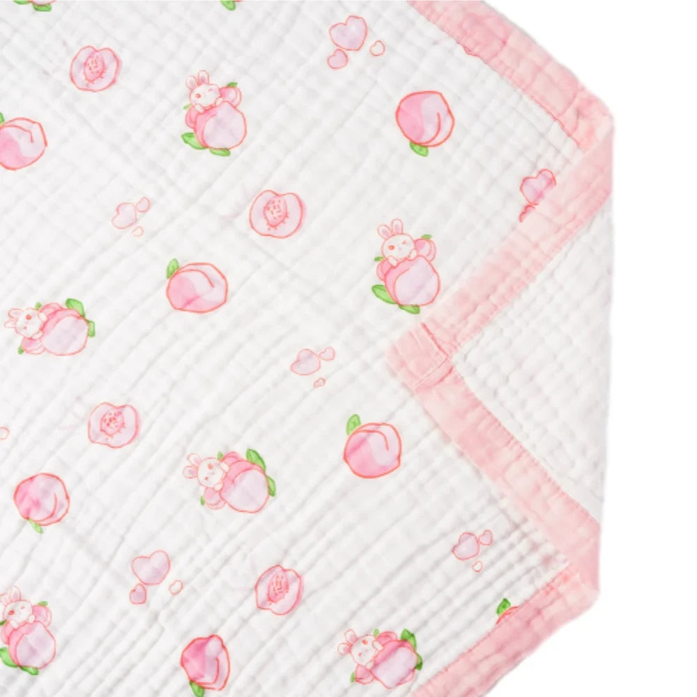 Bunnikins & Clover Muslin Baby Swaddle Blanket