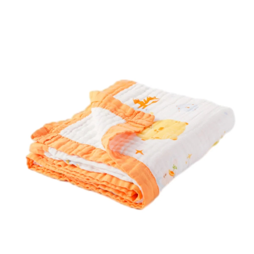 Bunnikins & Clover Muslin Baby Swaddle Blanket