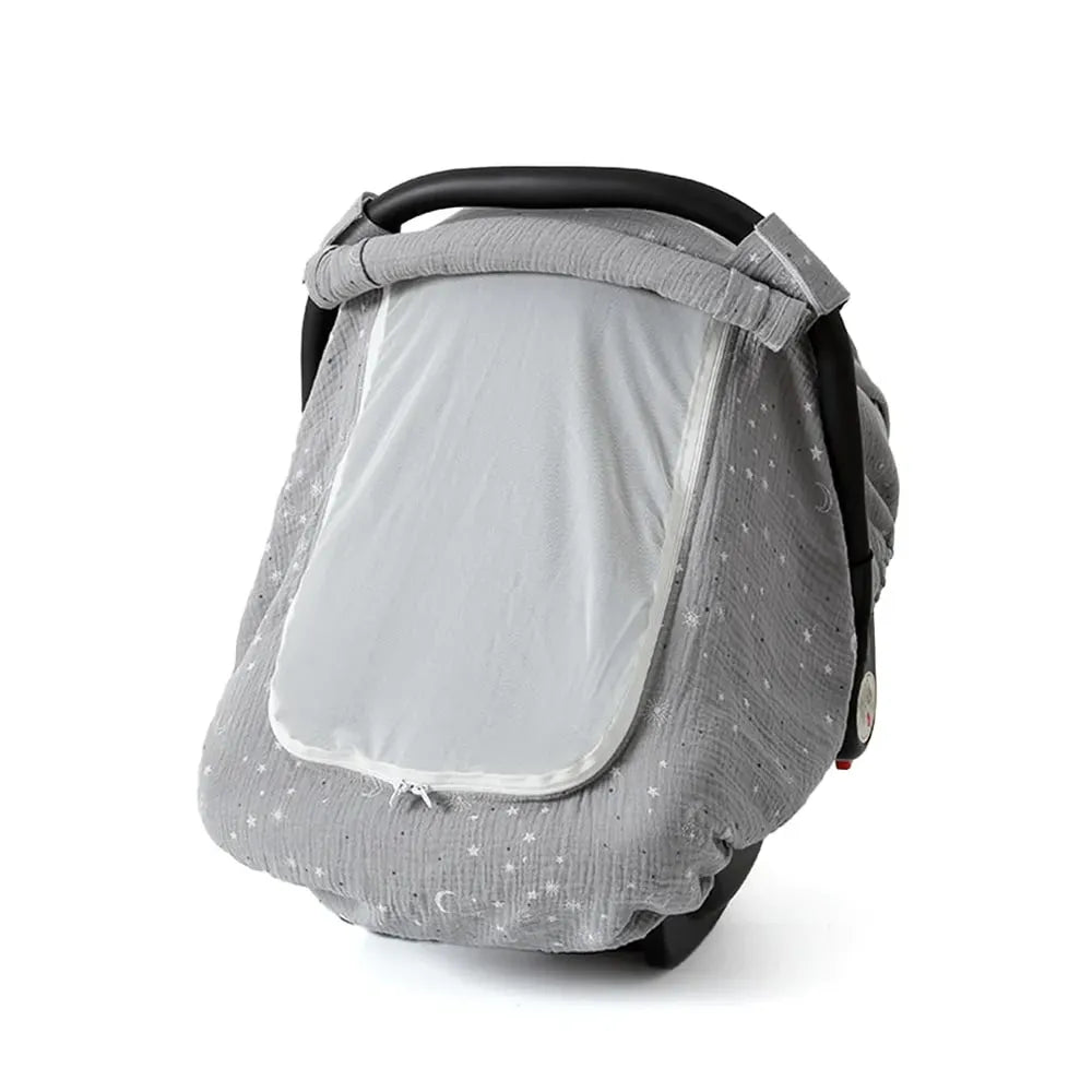 Bunnikins & Clover Baby Car Seat Net Cover