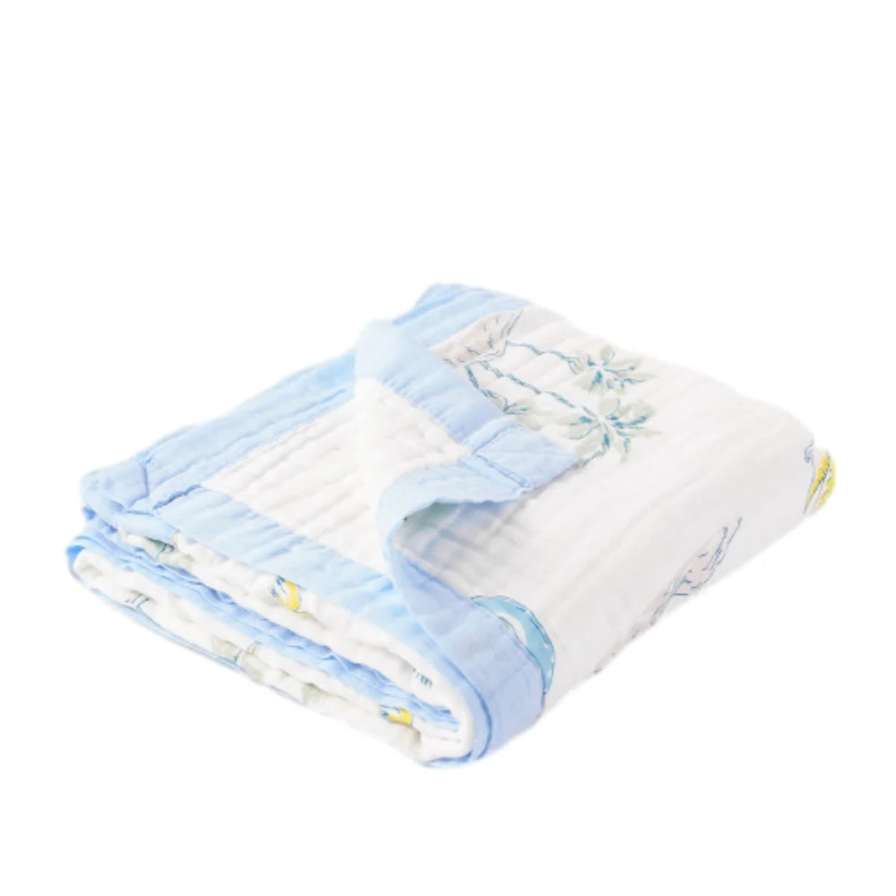 Bunnikins & Clover Muslin Baby Swaddle Blanket