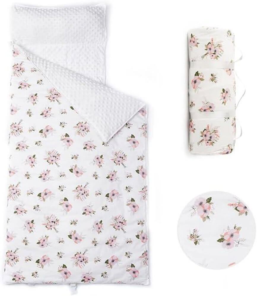 Cozy Nap Mat for Kids with Removable Pillow