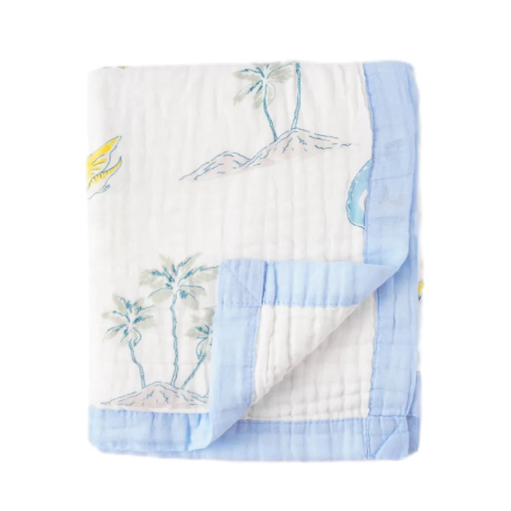 Bunnikins & Clover Muslin Baby Swaddle Blanket