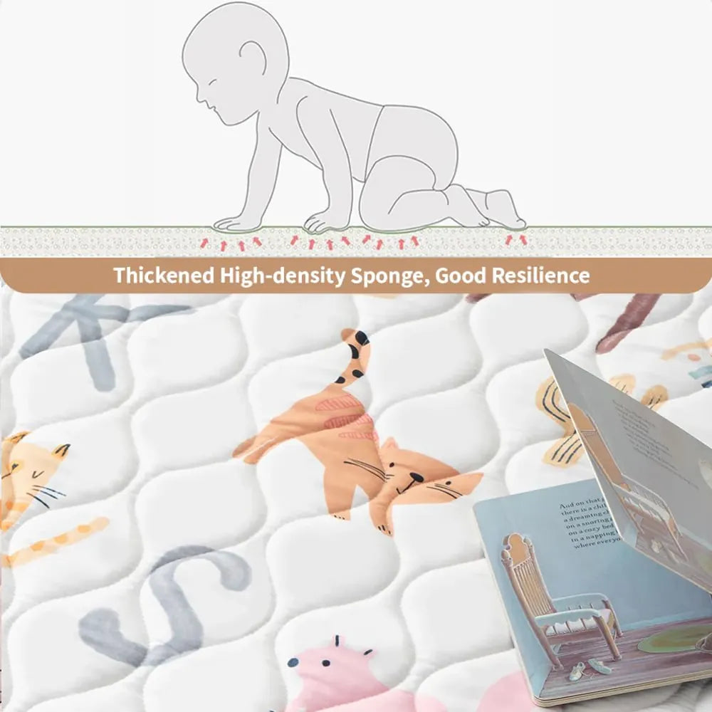 Alfombra antideslizante para gatear para bebés 