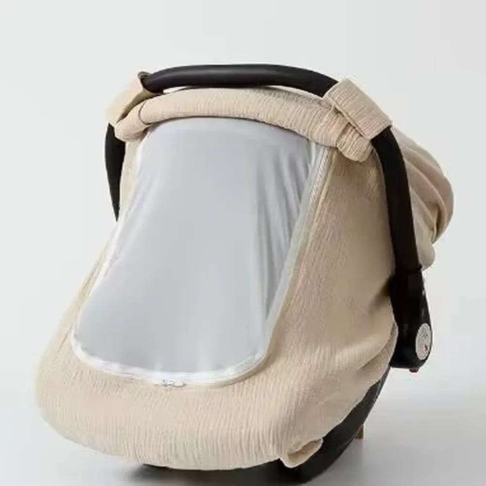 Bunnikins & Clover Baby Car Seat Net Cover