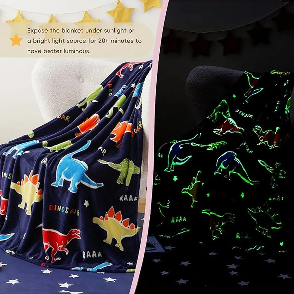 Bunnikins Glow Dinosaur Nap Mat for Kids