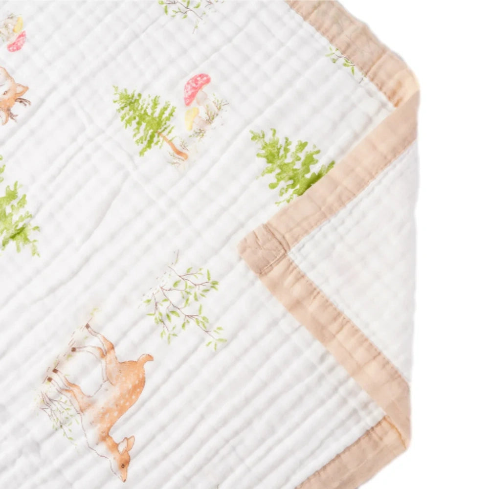 Bunnikins & Clover Muslin Baby Swaddle Blanket