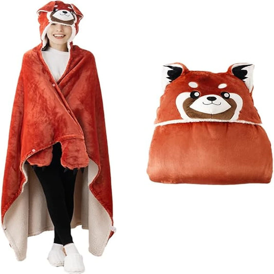 Bunnikins & Clover Hoodie Blanket for Adults