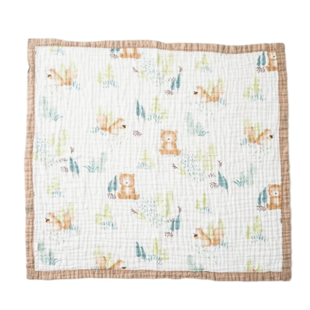 Bunnikins & Clover Muslin Baby Swaddle Blanket