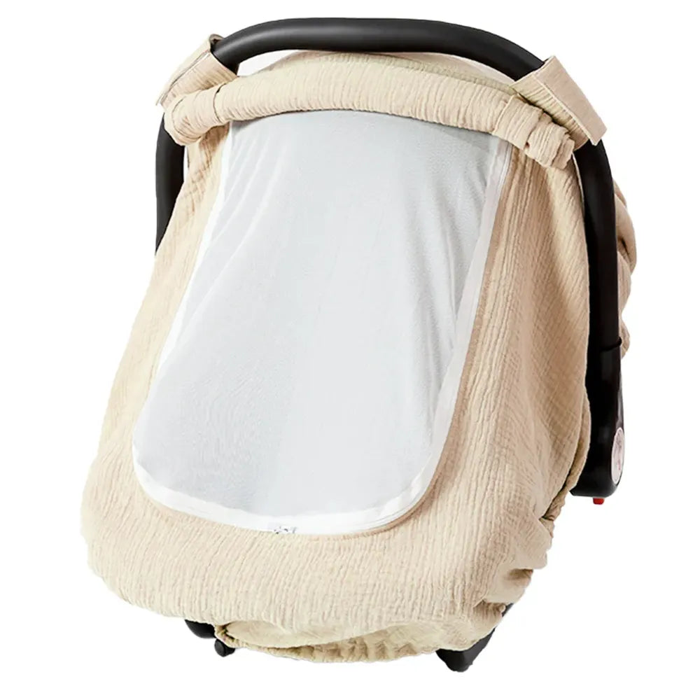 Bunnikins & Clover Baby Car Seat Net Cover