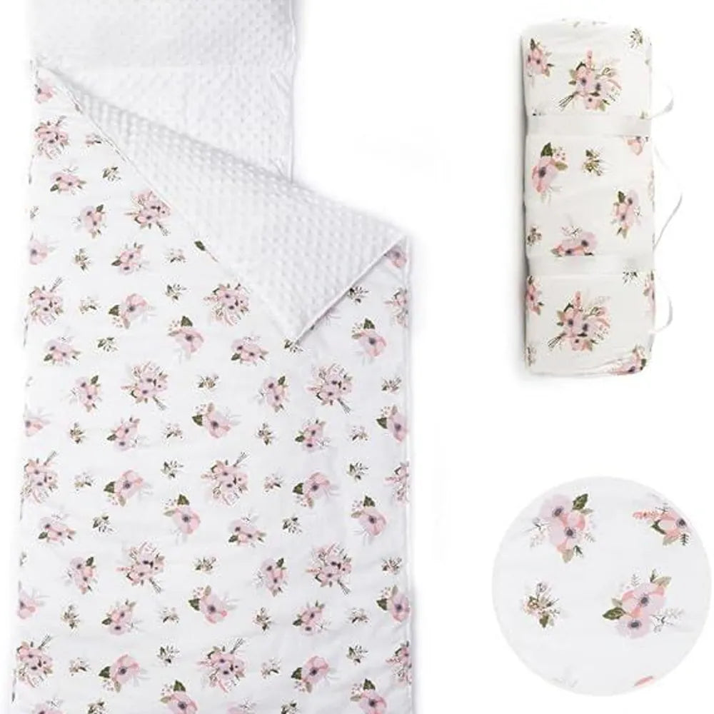 Cozy Nap Mat for Kids with Removable Pillow