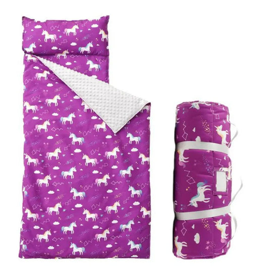 Cozy Nap Mat for Kids with Removable Pillow