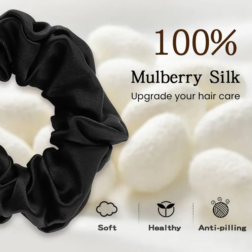 Bunnikins & Clover Silk Hair Scrunchies